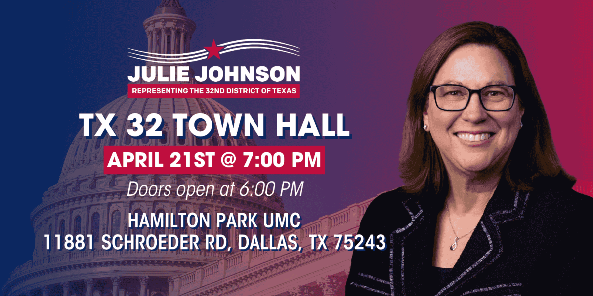 Town Hall begins at 7:00 PM