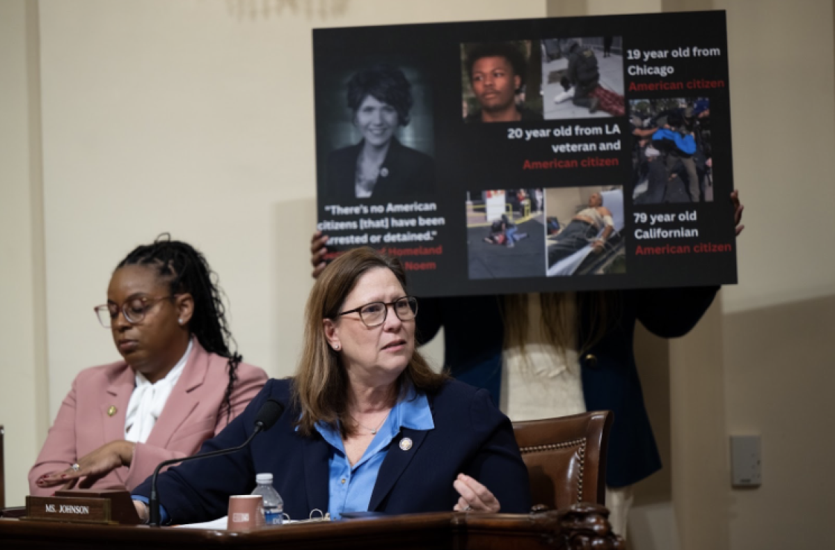 Noem Storms Out of Hearing, Refuses to Answer Johnson’s Questions