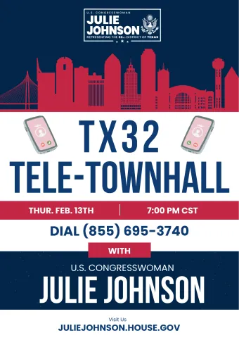 Johnson to Host Tele-Townhall to Address Actions from the Trump White House, Answer Constituent Questions